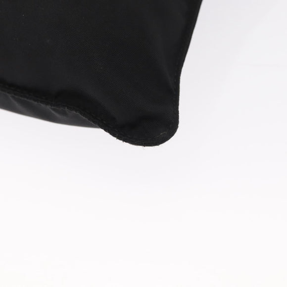 PRADA Shoulder Bag Nylon Black Silver Auth am9977