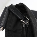 PRADA Shoulder Bag Nylon Black Silver Auth am9977-9