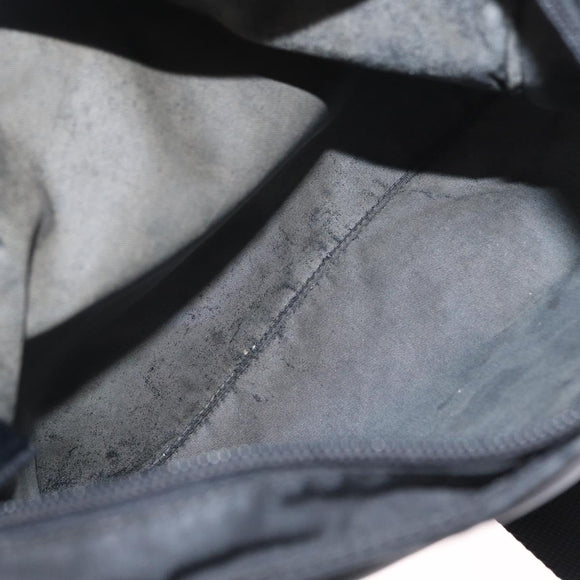 PRADA Shoulder Bag Nylon Black Silver Auth am9977