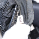 PRADA Shoulder Bag Nylon Black Silver Auth am9977-12