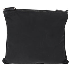 PRADA Shoulder Bag Nylon Black Silver Auth am9977 - 0