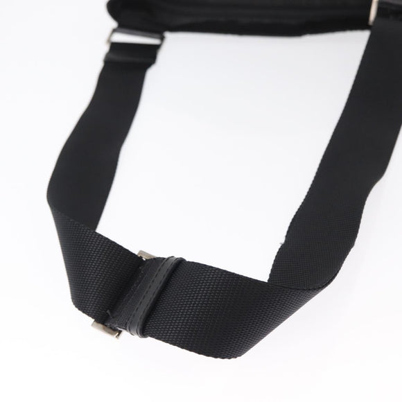 PRADA Shoulder Bag Nylon Black Silver Auth am9977
