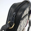 GUCCI GG Supreme Sherry Line Shoulder Bag PVC Navy Gold 89 02 055 Auth am9980-9