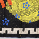 CELINE Scarf Silk 2 Set Black Navy Auth am9987-10