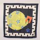 CELINE Scarf Silk 2 Set Black Navy Auth am9987-13