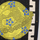 CELINE Scarf Silk 2 Set Black Navy Auth am9987-8