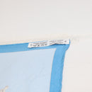 HERMES Carre 90 Scarf ""PARURES DES SABLES"" Silk Blue Auth am9988-14