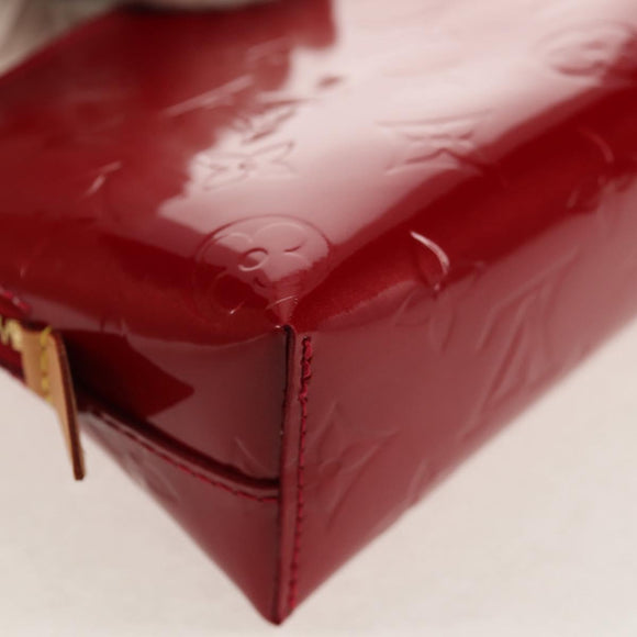 LOUIS VUITTON Monogram Vernis Pochette Pouch Rose Indian M90009 LV Auth am9994V