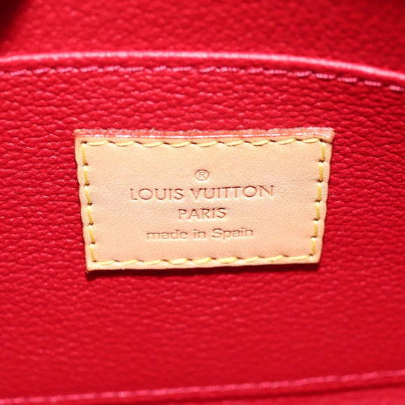 LOUIS VUITTON Monogram Vernis Pochette Pouch Rose Indian M90009 LV Auth am9994V