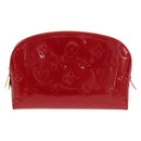 LOUIS VUITTON Monogram Vernis Pochette Pouch Rose Indian M90009 LV Auth am9994V-13