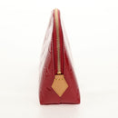 LOUIS VUITTON Monogram Vernis Pochette Pouch Rose Indian M90009 LV Auth am9994V-4