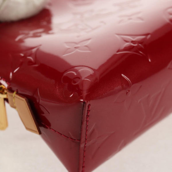 LOUIS VUITTON Monogram Vernis Pochette Pouch Rose Indian M90009 LV Auth am9994V