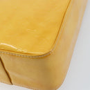 LOUIS VUITTON Monogram Vernis Columbus Tote Bag Lime Yellow M91047 Auth AMZ001-16