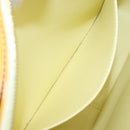 LOUIS VUITTON Monogram Vernis Columbus Tote Bag Lime Yellow M91047 Auth AMZ001-23