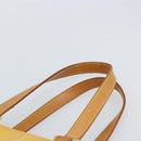 LOUIS VUITTON Monogram Vernis Columbus Tote Bag Lime Yellow M91047 Auth AMZ001-8