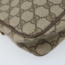 GUCCI GG Supreme Shoulder Bag PVC Beige Gold 97 02 068 Auth AMZ005-17