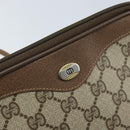 GUCCI GG Supreme Shoulder Bag PVC Beige Gold 97 02 068 Auth AMZ005-18