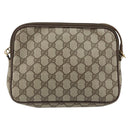 GUCCI GG Supreme Shoulder Bag PVC Beige Gold 97 02 068 Auth AMZ005-2