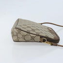GUCCI GG Supreme Shoulder Bag PVC Beige Gold 97 02 068 Auth AMZ005-3