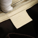 GUCCI GG Canvas Sherry Line Shoulder Bag Beige Gold 144888 Auth AMZ009-18