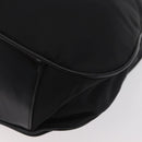 GUCCI Bamboo Shoulder Bag Nylon 2way Black Silver 001 2852 1577 5 Auth AMZ012-16