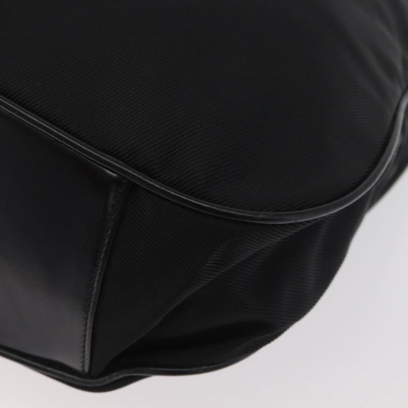 GUCCI Bamboo Shoulder Bag Nylon 2way Black Silver 001 2852 1577 5 Auth AMZ012