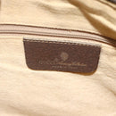 GUCCI GG Supreme Web Sherry Line Bag PVC Beige Gold 89 02 077 Auth AMZ013-19