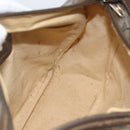 GUCCI GG Supreme Web Sherry Line Bag PVC Beige Gold 89 02 077 Auth AMZ013-20