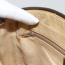 GUCCI GG Supreme Web Sherry Line Bag PVC Beige Gold 89 02 077 Auth AMZ013-22