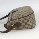 GUCCI GG Supreme Web Sherry Line Bag PVC Beige Gold 89 02 077 Auth AMZ013-3