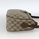 GUCCI GG Supreme Web Sherry Line Bag PVC Beige Gold 89 02 077 Auth AMZ013-4