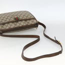 GUCCI GG Supreme Web Sherry Line Bag PVC Beige Gold 89 02 077 Auth AMZ013-9