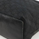 GUCCI GG Canvas Tote Bag Black Gold 002 1098 Auth AMZ017-9