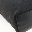 GUCCI GG Canvas Tote Bag Black Gold 002 1098 Auth AMZ017-16