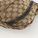 GUCCI GG Canvas Abbey Shoulder Bag Beige Gold 203257 Auth AMZ018-14