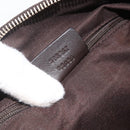 GUCCI GG Canvas Abbey Shoulder Bag Beige Gold 203257 Auth AMZ018-11