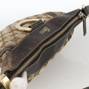 GUCCI GG Canvas Abbey Shoulder Bag Beige Gold 203257 Auth AMZ018-6