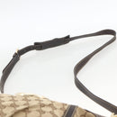 GUCCI GG Canvas Abbey Shoulder Bag Beige Gold 203257 Auth AMZ018-8