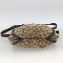 GUCCI GG Canvas Abbey Shoulder Bag Beige Gold 203257 Auth AMZ018-5
