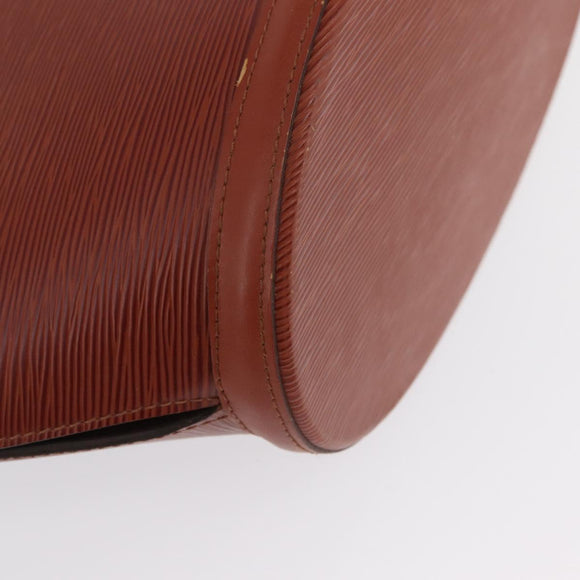 LOUIS VUITTON Epi Saint Jacques Shopping Bag Brown M52263 LV Auth AMZ020A