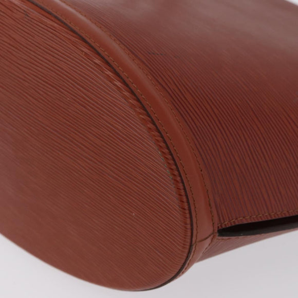 LOUIS VUITTON Epi Saint Jacques Shopping Bag Brown M52263 LV Auth AMZ020A