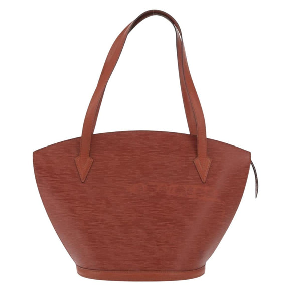 LOUIS VUITTON Epi Saint Jacques Shopping Bag Brown M52263 LV Auth AMZ020A