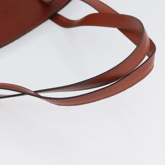 LOUIS VUITTON Epi Saint Jacques Shopping Bag Brown M52263 LV Auth AMZ020A