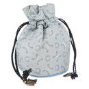 CELINE C Macadam Canvas Pouch Light Blue Auth AMZ028A-1