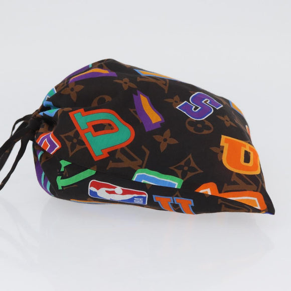 LOUIS VUITTON Monogram Pouch NBA Collaboration MP3031 LV Auth AMZ029SAM