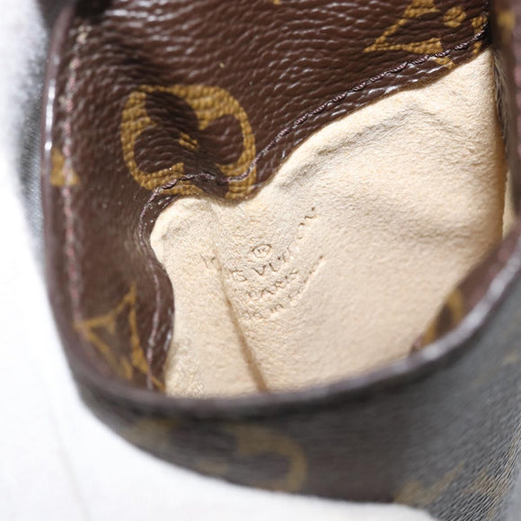 LOUIS VUITTON Monogram Etui Lunette MM Glasses Case M66544 LV Auth AMZ031A
