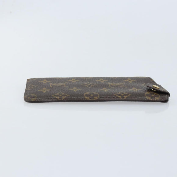 LOUIS VUITTON Monogram Etui Lunette MM Glasses Case M66544 LV Auth AMZ031A