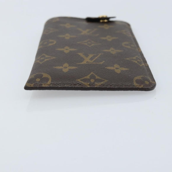 LOUIS VUITTON Monogram Etui Lunette MM Glasses Case M66544 LV Auth AMZ031A