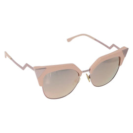 FENDI Sunglasses metal Pink Auth AMZ039A