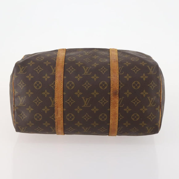 LOUIS VUITTON Monogram Sac Souple 35 Boston Bag M41626 LV Auth AMZ042